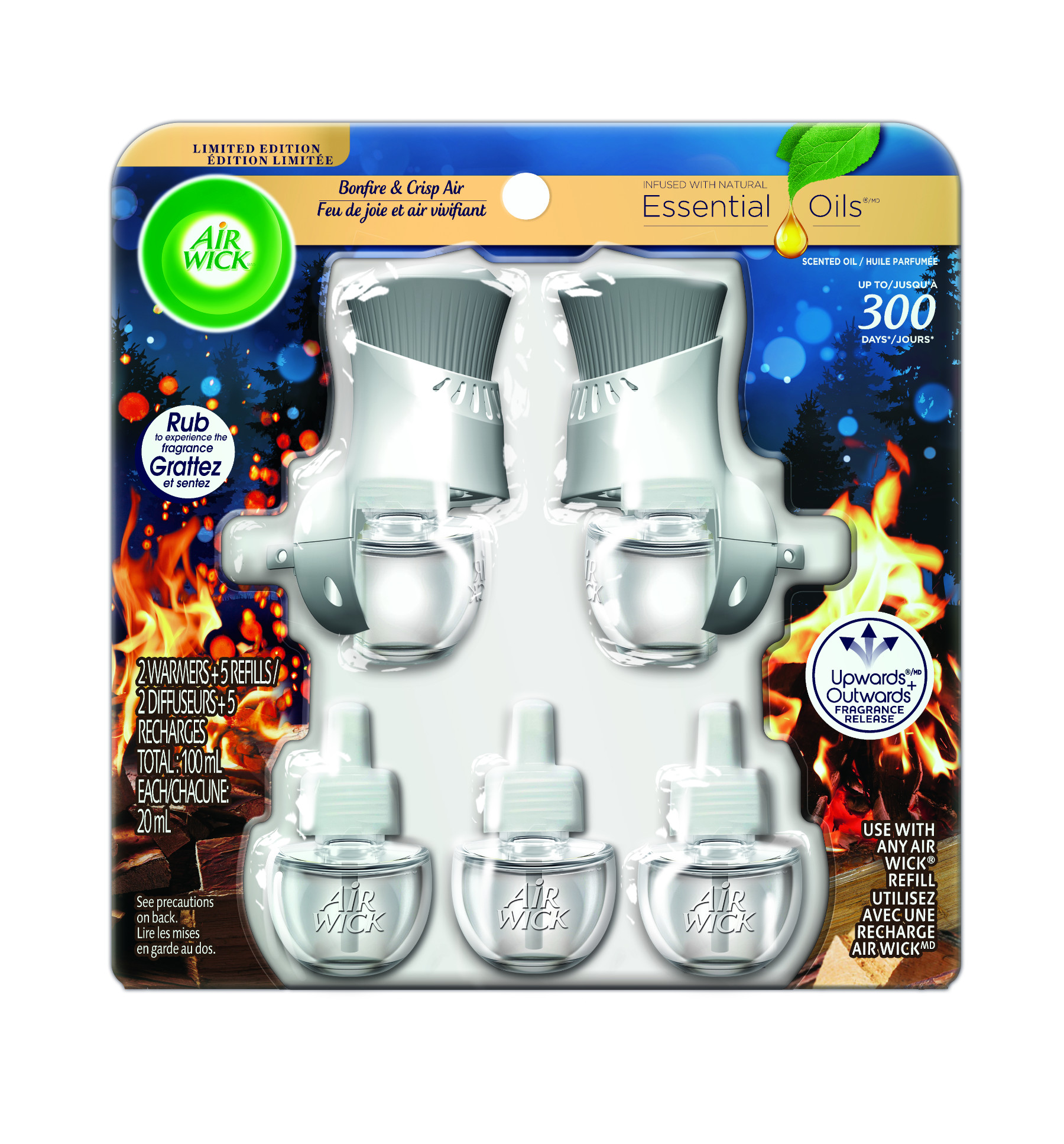 AIR WICK® Scented Oil - Bonfire & Crisp Fall Air - Kit (Canada)